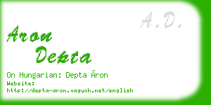 aron depta business card